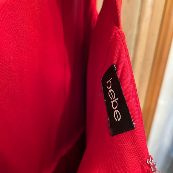 bebe Vibrant Red Mini Dress - Picture 3 of 3